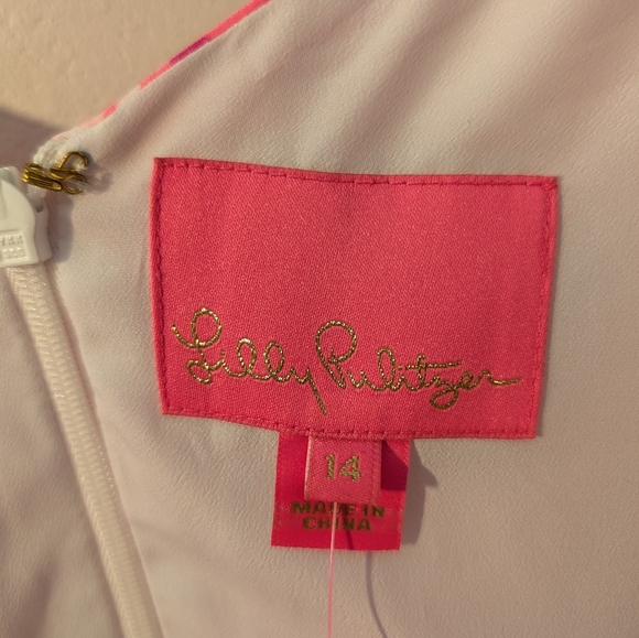 NWT Lilly Pulitzer Melody maxi dress in coral reef flamingle size 14 - Picture 6 of 8